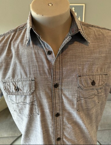 tranquility mayhem Short Sleeve Gray Shirt Size Large - Picture 2 of 11