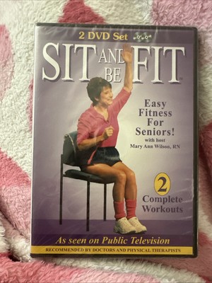 Sit and Be Fit (DVD, 2011, 2-Disc Set) Mary Ann Wilson - New Sealed