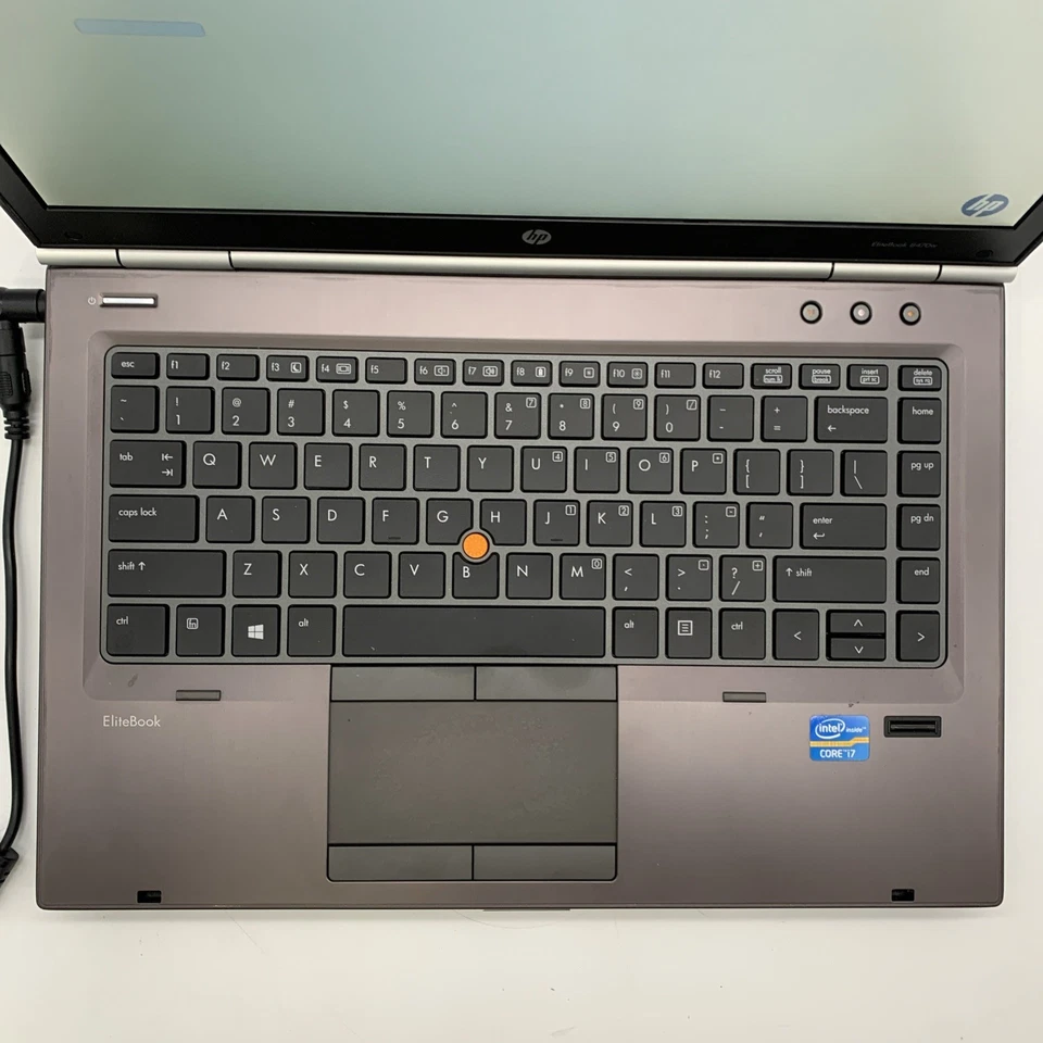 HP EliteBook 8470w Intel Core i7-3630QM 2,4 GHz 4 GB Ram sin disco duro sin bloqueo de bios de bate Foto 2 de 4