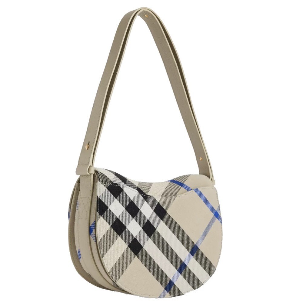 Burberry Rocking Horse Shoulder Bag Lichen Check Jacquard New | eBay