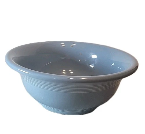 Fiesta Serving Mixing Bowl 9.25” Diameter Baby Blue Homer Laughlin China Co USA