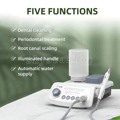 VRN-A8 Dental Ultrasonic Scaler with LED Detachable Handpiece 2 Water Supply