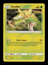 Scyther 3/214 Pokemon Lost Thunder Trading Card TC