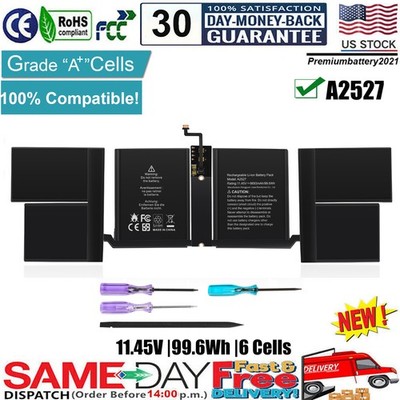 A2527 battery for APPLE MacBook Pro 16'' A2485 Late 2021 Version EMC 3651 8693mAh