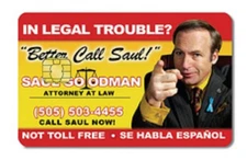 Better Call Saul Credit Card Sticker Skin