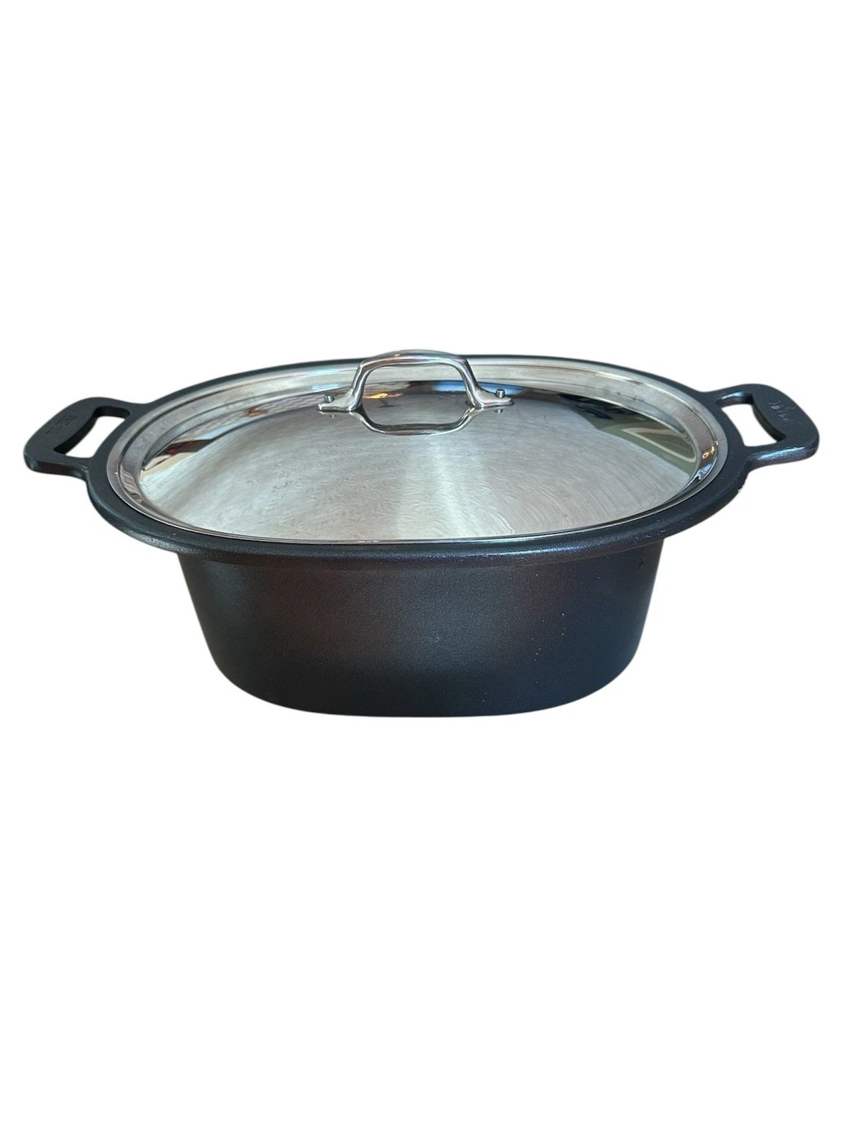 All-Clad 6.5 Qt Oval Slow Cooker Insert w/ Stainless Lid – Fits 99009 SD700450