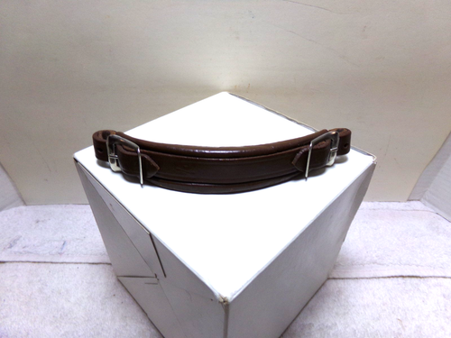Vintage Leather Suitcase Handle  Brown - Bild 2 von 5