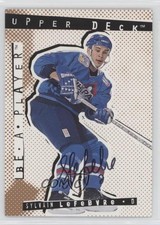 1994-95 Upper Deck Be a Player Signatures Sylvain Lefebvre #41 Auto 0a4