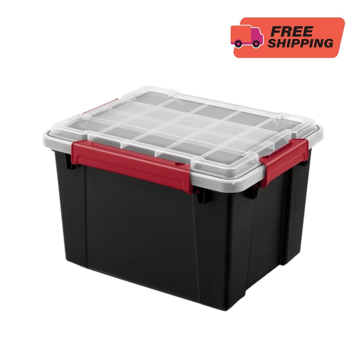 Black Plastic Home Storage Boxes for sale | eBay