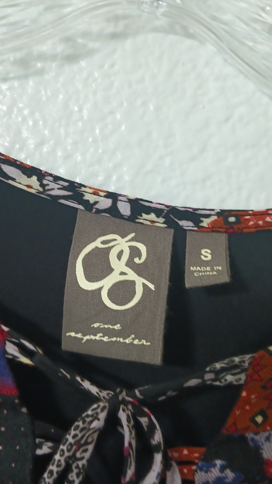 one september Patchwork mini Multicolor Long Slee… - image 4