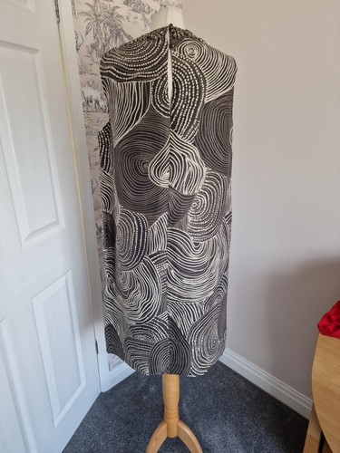 Fenn Wright Manson Linen Silk Shift Dress Size 16 Wedding Occasion Business NWOT - Picture 8 of 12