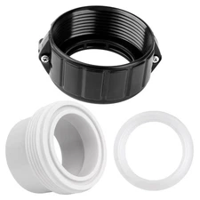 Hot Tub Heater Split Nut Union & Heater Tailpiece 2" half slip union