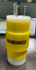 Marinco Straight Twist Lock Adapter - 20A 125V Male to 30A 125V Female Boat Part