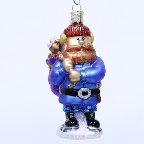 Old World Christmas Yukon Cornelius Glass Ornament - Video 1 of 1