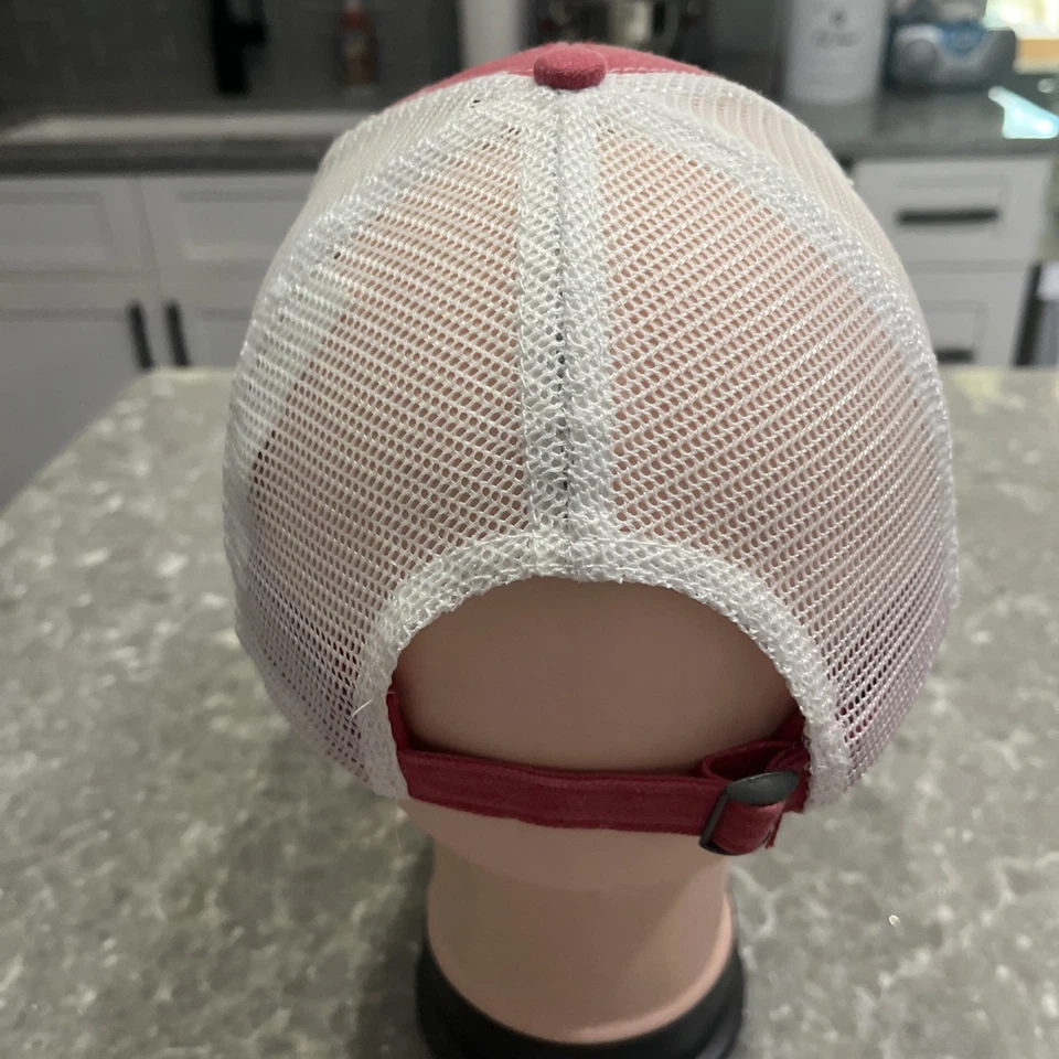 Tommy Bahama Hat Adjustable Trucker Mesh Red Baja Margarita Marlin Embroidered - Image 3 of 4