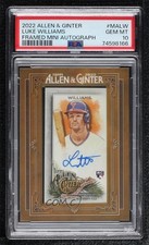 2022 Topps Allen & Ginter Framed Mini Luke Williams PSA 10 GEM MT Auto 0i76