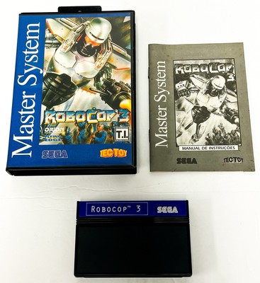 Robocop 3 - Sega Master System - TEC TOY - CIB | TESTED | AUTHENTIC