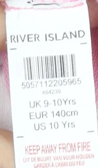 River Island Girls Pink Tie Dye Jumpsuit, Belted, 9-10 Years - Image 3 of 4