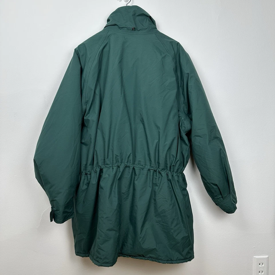 Vtg LL Bean Maine Warden's Parka Green Men's XL Tall Goretex Thinsulate Coat USA - Image 2 of 4