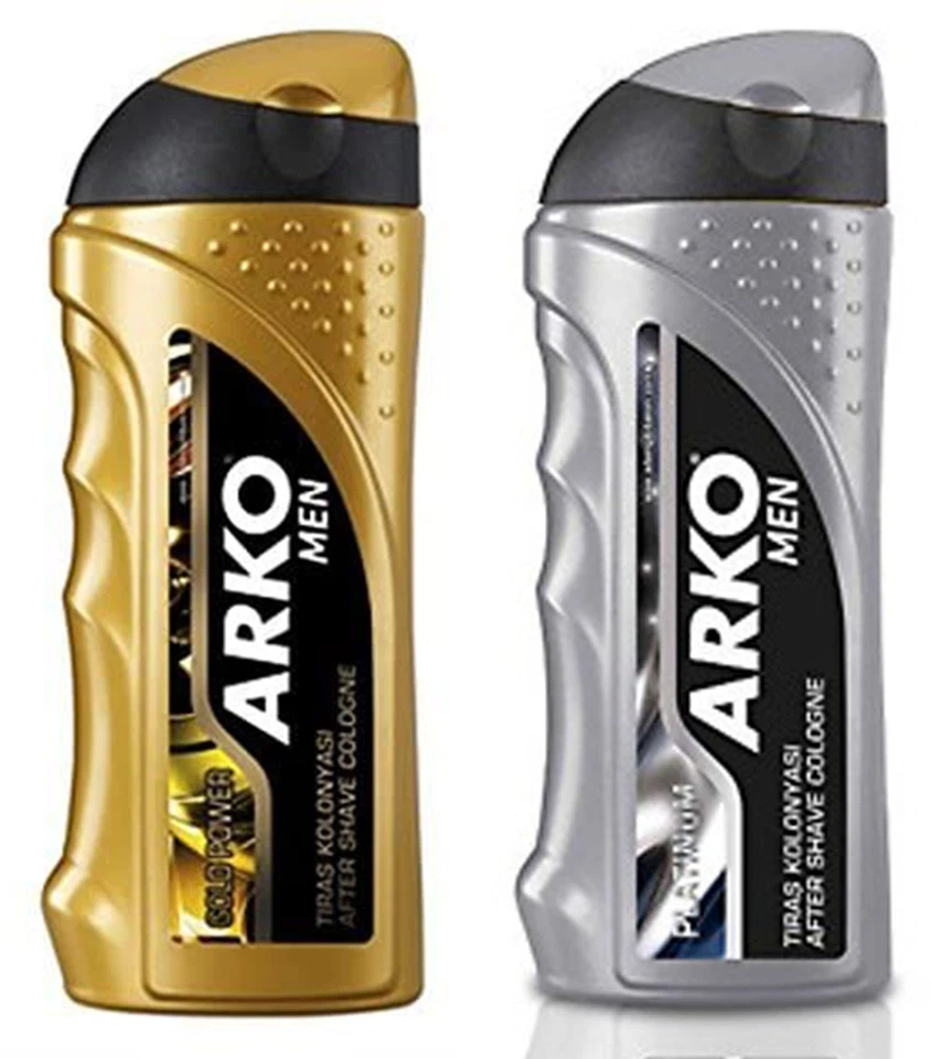Arko Men After Shaver Cologne 250ml (2 Pcs Offer) Gold Power & Platinum