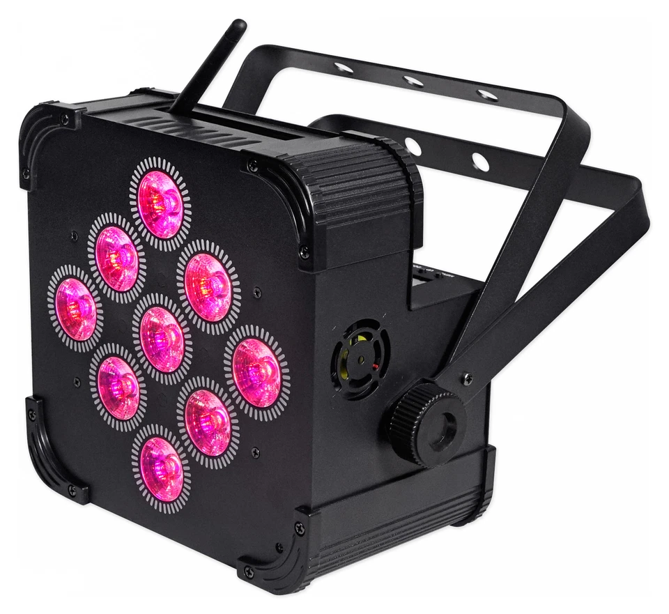 Rockville BEST PAR 60 Rechargeable Par Can Wash Light w/ Wireless DMX+RGBWA+UV - Image 3 of 4
