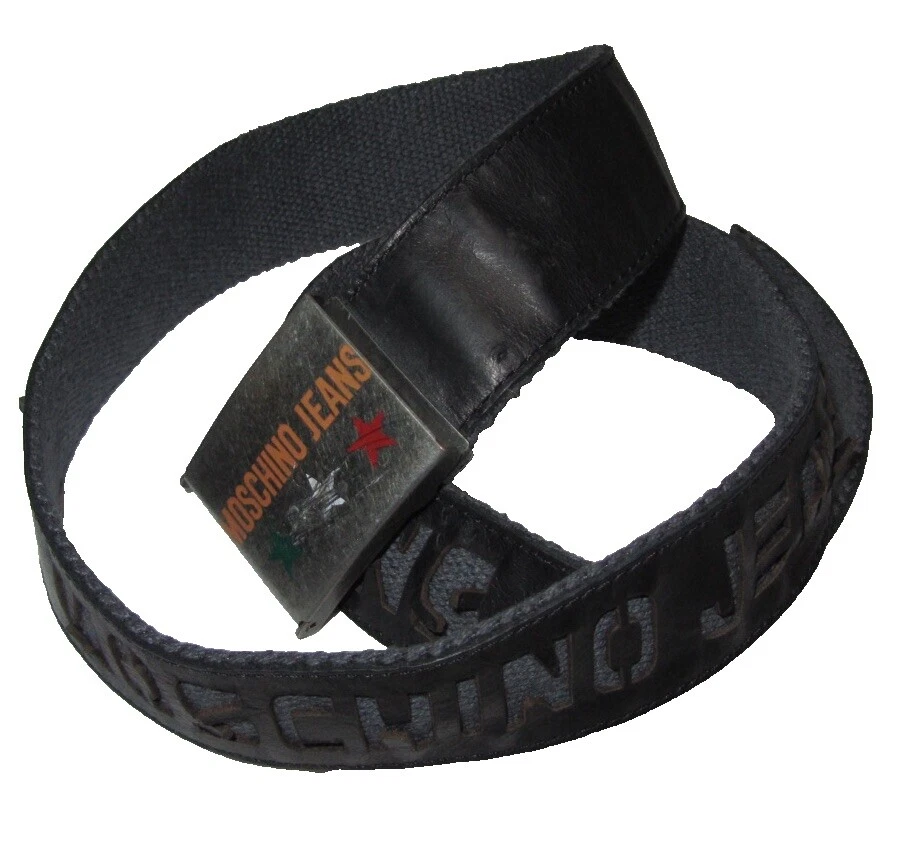 Кожаные мужские ремни Moschino