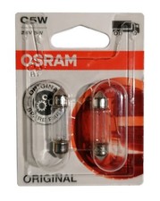 2 Stk. OSRAM C5W 24V 5W Glühlampe Soffittenlampe LKW Lampe