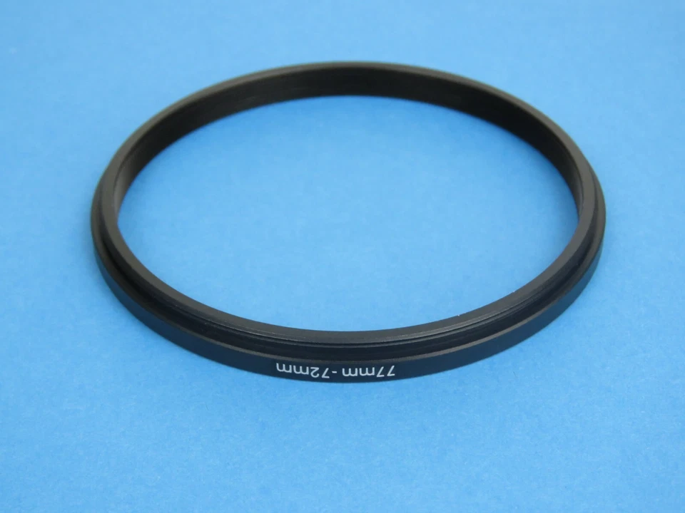 77mm to 72mm Stepping Step Down Ring Camera Lens Filter Adapter Ring 77-72mm - Image 2 of 2