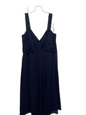 DAVIDS BRIDAL Bridemaid Dress Navy blue Size 12