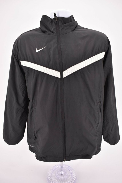 Nike Dri-Fit Standard Fit Black All Weather Jacket. Size Medium | eBay