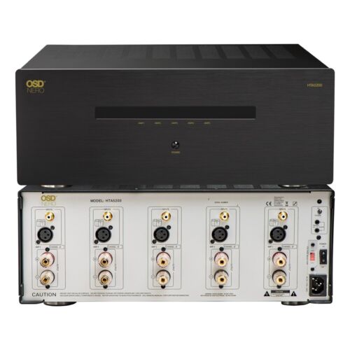 210W/Ch 5-Ch Class AB Home Theater Power Amplifier XLR/RCA High-Fidelity HTA5200 - Picture 1 of 6