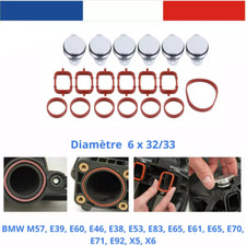 Kit SUPPRESSION CLAPET/VOLET BOUCHON D'ADMISSION 6X32mm  POUR BMW M47 M57