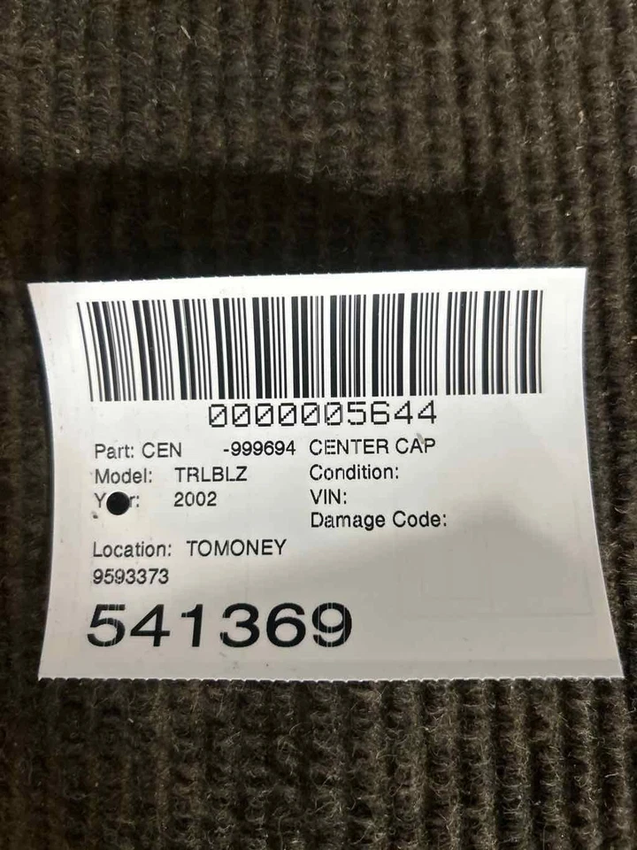 Fits 2002-2006 Chevrolet Trailblazer 16in Center Cap OEM#:9595401 Foto 3 de 3