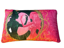 Universal Studios Wicked Pink Green Minalima Elphaba Glinda Long Throw Pillow