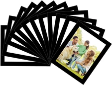 Magnetic Picture Frames with Black Border(2.5"X3.5",12 Pack),Mini Wallet Size Ma