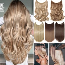 Secret Wire Hair Extensions Invisible Long band Thick As Remy Hair Extension LC