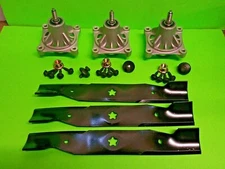 Lawn Mower Deck Spindle & Blade Kit fits Sears Craftsman 48" GT5000