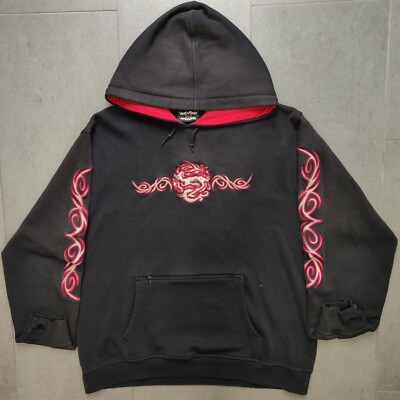 Y2K Randy River R2 JNCO Style Tribal Hoodie Mens Large Stash