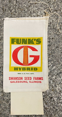 MINI FUNKS G HYBRID SEED SACK  BAG - 8.5'' x 5'' - BRAND NEW - Swanson Seed Farms
