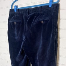 Vintage 90s Polo Ralph Lauren Corduroy Chino Preston Pant Navy 36x30