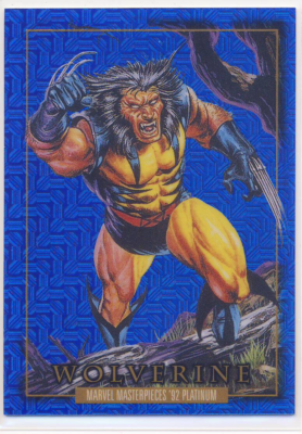 2024 Marvel Masterpieces '92 1992 Platinum Base Blue Traxx 94
