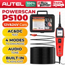 Autel Power Scan PS100 Circuit Tester Electrical Power Probe 12V/24V Diagnostic