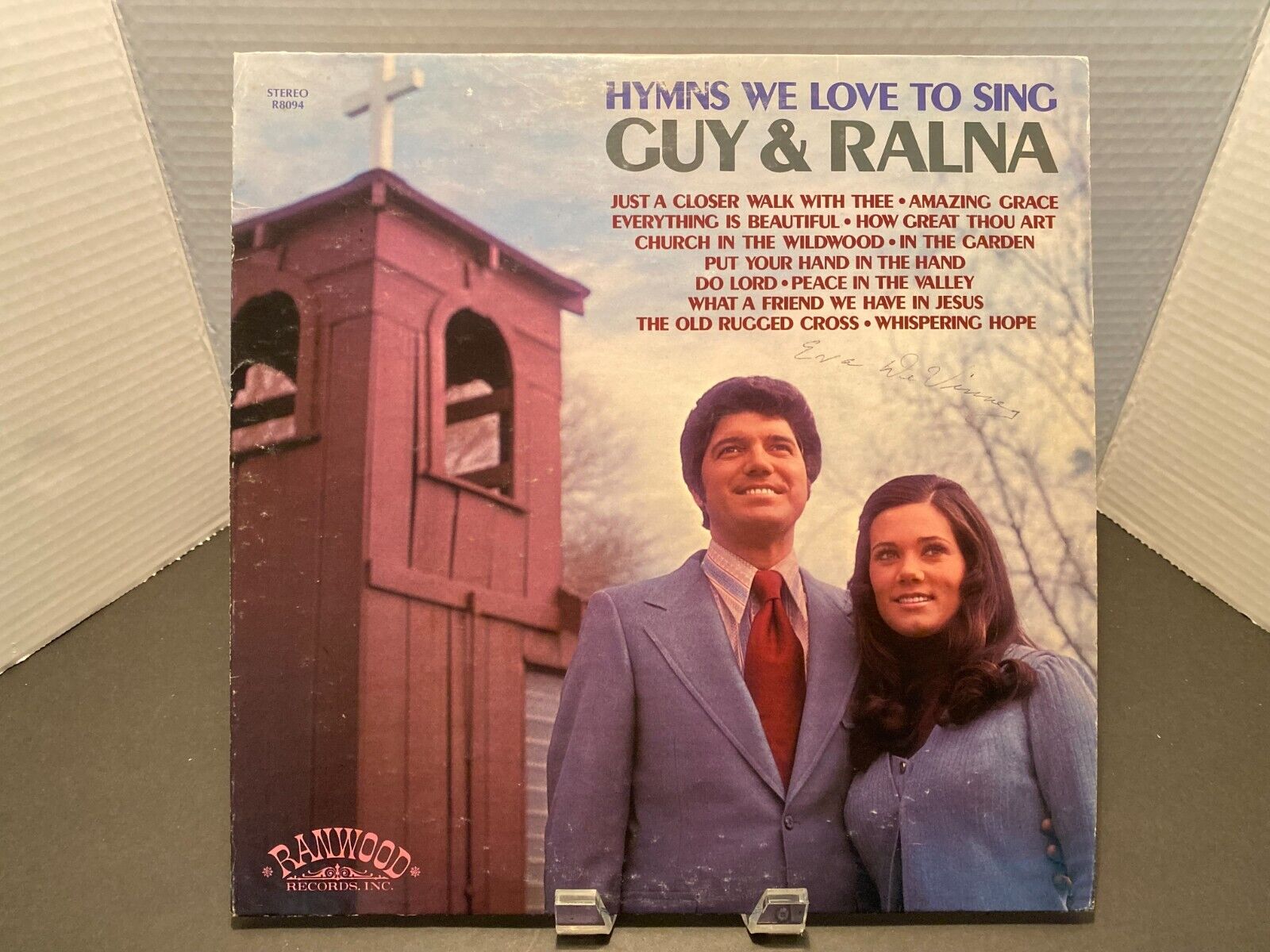 Guy & Ralna – Hymns We Love To Sing Ranwood – R 8094, LP, Album, Autograph!