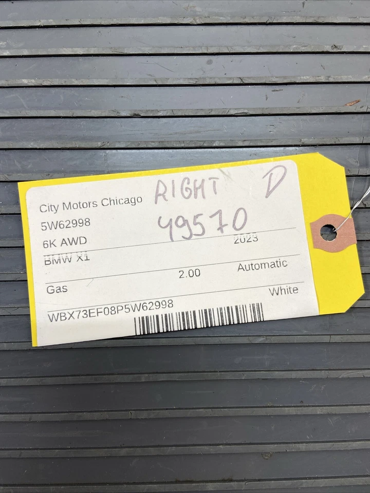 2023-2024 BMW X1 U11 Right Lower Underbody Shield Splash Guard OEM *NOTE* - Image 2 of 4