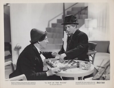Chico Marx + Harpo Marx in A Day at the Races (1962)   Vintage MGM Photo K 498