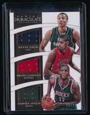 CABOCLO DAMIEN INGLIS DANTE EXUM 2014-15 IMMACULATE COLLECTION RC JERSEY 26/99
