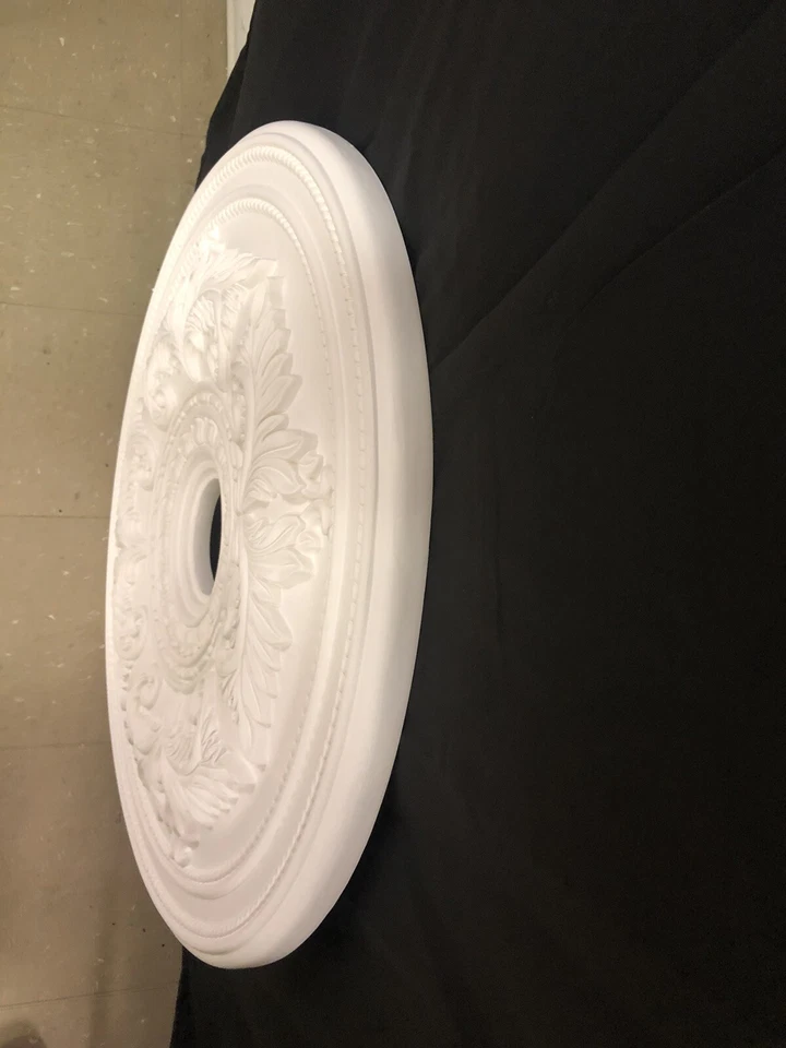 Livex Lighting 8210 Ceiling Medallion from Ceiling Medallion - White - Image 3 of 4