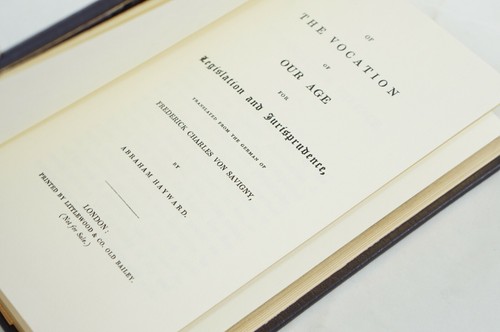 Of the Vocation of Our Age for Legislation and Jurisprudence Savigny Gryphon - Picture 7 of 11