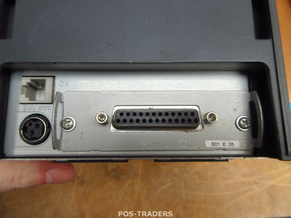 Epson TM-T70 M225A POS Thermal Receipt SERIAL Printer 72mm Gray PRINTS OK + PSU - Bild 3 von 3