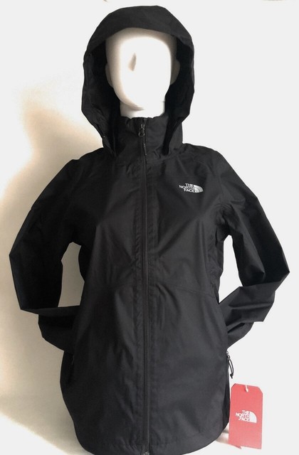 north face trevail parka black